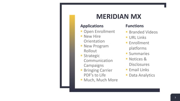 Meridian Member Experience (MX) - Page 3