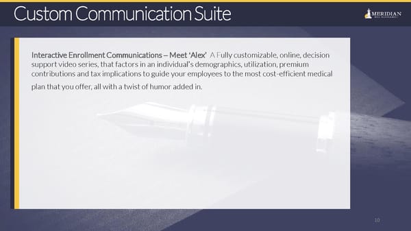 Meridian Risk Management Overview - Page 10