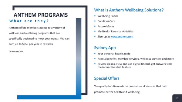 Sample Open Enrollment Presentation - Page 15