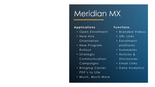 Meridian Member Experience (MX) 2023 - Page 3