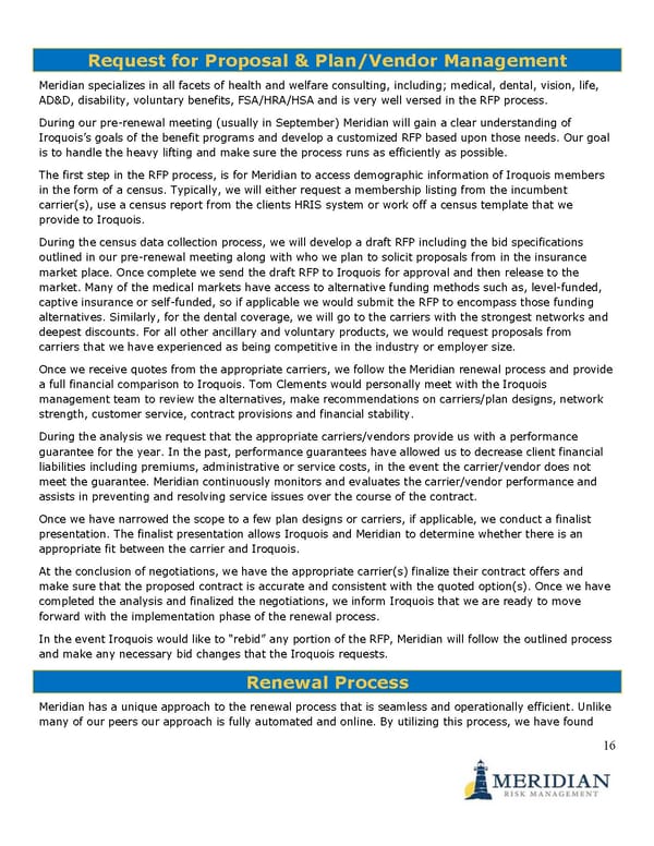 Meridian Risk Unbranded RFP - Page 15