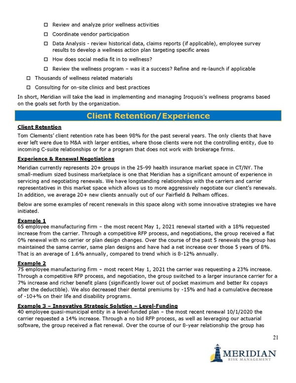 Meridian Risk Unbranded RFP - Page 20